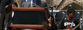 Speaking at a rally on Parliament Hill