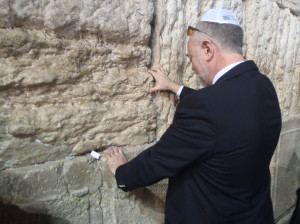 Don, praying at the Western Wall