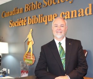First day as interim CEO at Canadian Bible Society